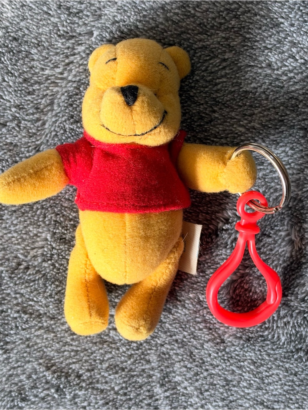 Vintage Disney Winnie The Pooh Plush Keychain Applause